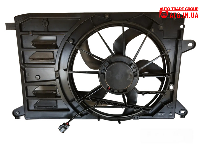 Ford Fusion 2013-2020 2,0 Hybrid Дифузор радіатора охолодження з мотором і крильчаткою DS7Z8C607A VC-MD-FD-6057-1 фото