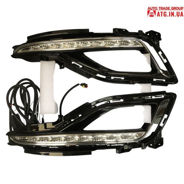 Hyundai SONATA 2015-2017 Решетки птф с ДХО SONATA 2015-2017 86522-C1100, 86521-C1100 комплект VC-SONATA-HY205 фото