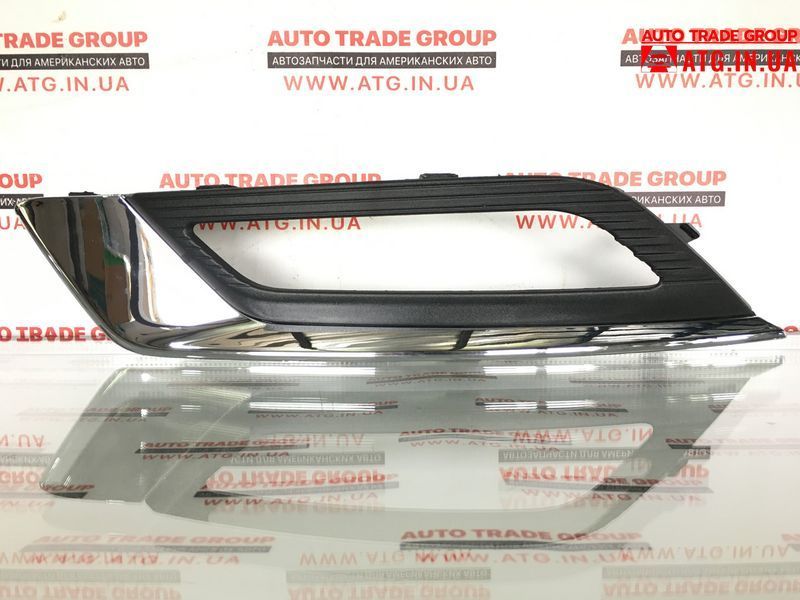 Ford Fusion 2017-2018 Решітка бампера ліва під птф хром галоген HS7Z 17B814 BB FF2017-101 фото