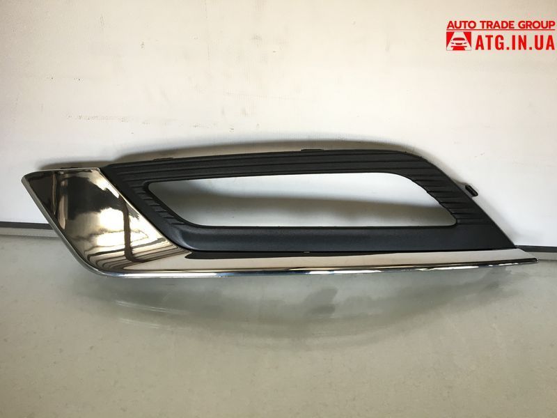 Ford Fusion 2017-2018 Решітка бампера ліва під птф хром галоген HS7Z 17B814 BB FF2017-101 фото