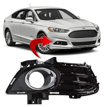 Ford Fusion mk5 2013-2016 Решетка бампера под птф хром глянец права DS7Z-17B814-BB FF-2013-300 фото
