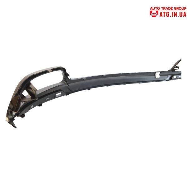 Ford Fusion mk5 2013-2018 Накладка заднього бампера під 2 труби глянець DS7Z-17K922-CA A-FF-922-CA фото