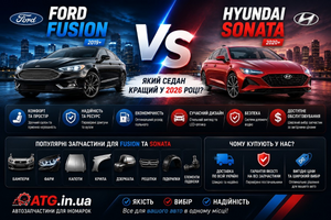 Ford Fusion чи Hyundai Sonata: який седан кращий у 2026 році фото