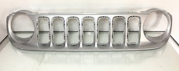 Jeep Renegade 2015-2018 Решетка радиатора grill серебро 5XB15LXHAA, 6RZ57TZZAA VC-JP-RG-1042 фото