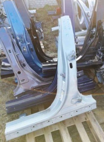Ford Fusion 2013-2016 Стійка кузова центральна ліва, оригінал USA, HS7Z-54211A11-A A-FF-211A11-A фото