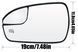 Ford Fusion mk5 2013-2020 Зеркальный элемент левый с подогревом DS7Z17K707F, KS7Z17K707G DS7Z17K707F фото 9