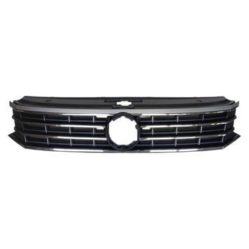 VW Passat b8 2016-2019 Решітка переднього бампера верхня 561-853-651-F-OQE VC-PS-VW-1405 фото