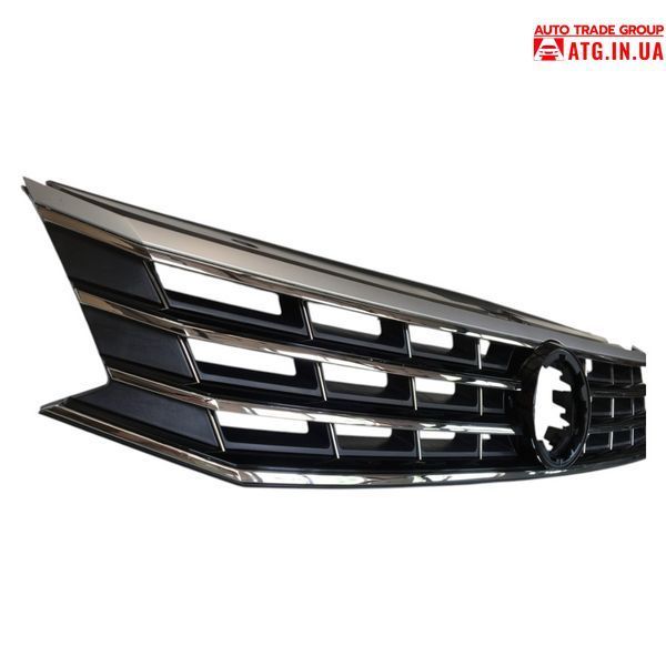 VW Passat b8&nbsp;2016-2019 Решетка переднего бампера верхняя 561-853-651-F-OQE VC-PS-VW-1405 фото