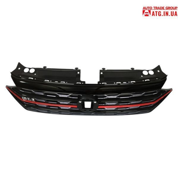 VW Jetta 2018-2021 Решітка переднього бампера верхня GLI 7A853651ADCEE, 17A-853-651-R-IDJ VC-JT-VW-1860 фото