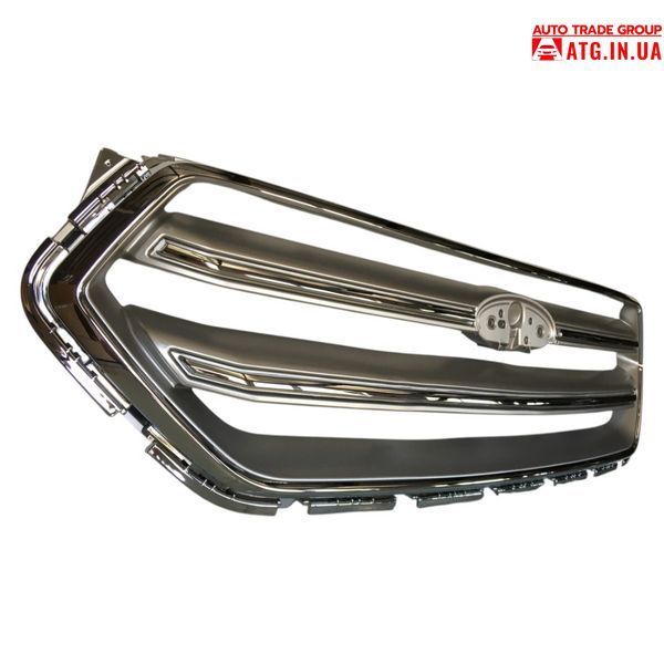 Ford Escape MK3 2017-2019 Решетка радиатора grill серая с хром полоски GJ5Z8200CC, GJ548200BDW VC-EC-FD-507 фото