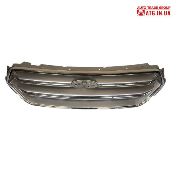 Ford Escape MK3 2017-2019 Решетка радиатора grill серая с хром полоски GJ5Z8200CC, GJ548200BDW VC-EC-FD-507 фото
