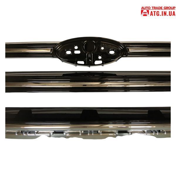 Ford Escape MK3 2017-2019 Решетка радиатора grill чёрный глянец хром рамка GJ5Z8200AA VC-EC-FD-547 фото