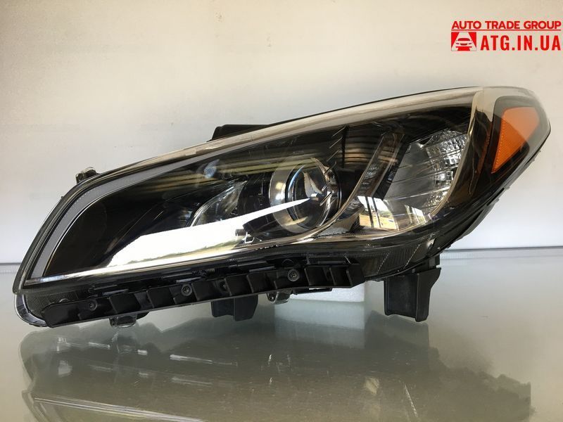 Hyundai SONATA 2016 Фара галоген LED ДХО 8 пін з мотором регулювання ліва не активний катафот 92101C2000 SANHY16-242 фото