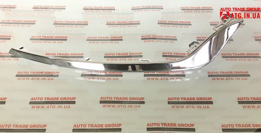 Ford Fusion 2018-2020 Молдинг переднего бампера правый под птф хром KS7Z-15266-AA FF-2019-333 фото