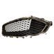 Ford Fusion 2019- Решітка бампера верхня сота чорна глянець, хром обід KS7Z8200BB A-FF-8200-BB фото 3