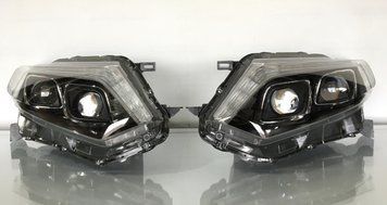 Nissan Rogue 2014-2015 Фари комплект галоген Led ДХО 26010-4BA5A, 26060-4BA2A NIS-L1 фото