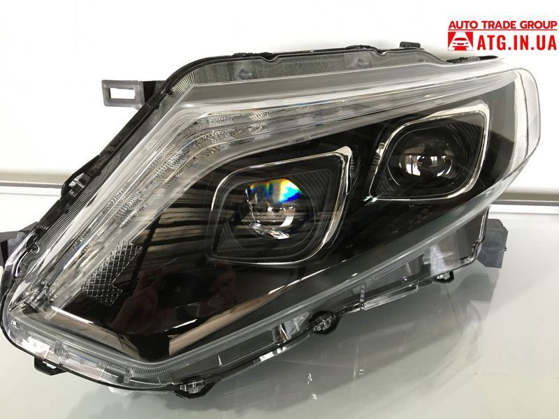 Nissan Rogue 2014-2015 Фары комплект галоген Led ДХО 26010-4BA5A, 26060-4BA2A NIS-L1 фото